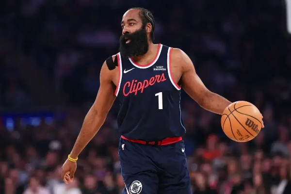  碾压！哈登伦纳德双核暴走 快船16分大胜篮网锁定东部垫底